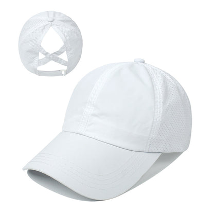 Mia Baseball Hat for Ponytails