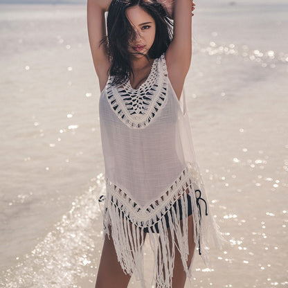 Ariel Fringe Tunic Cover-Up